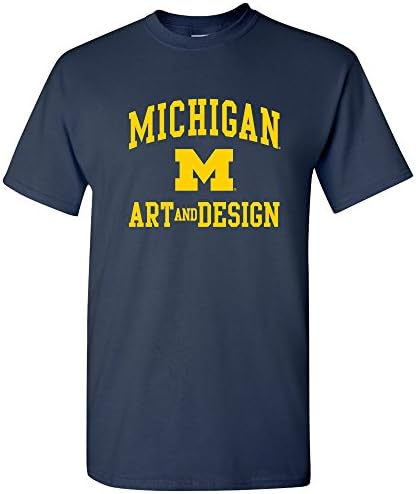 Michigan Wolverines odjeli za logotip luka, majica s fakulteta, boja tima