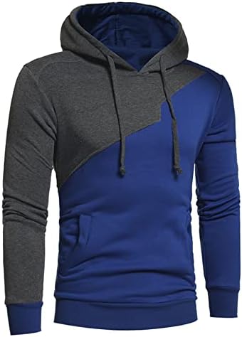Hoodie za muškarce s dizajnom muških casual grafičkih grafičkih runa obložen puloverima s dugim rukom