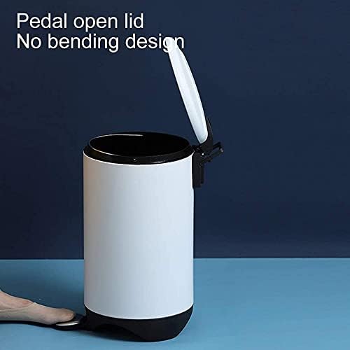 Bucket bucket,kanta za smeće od 5 l - kuhinjska kanta za pedale-kanta za smeće od nehrđajućeg čelika-kupaonske ladice s mekim zatvaranjem