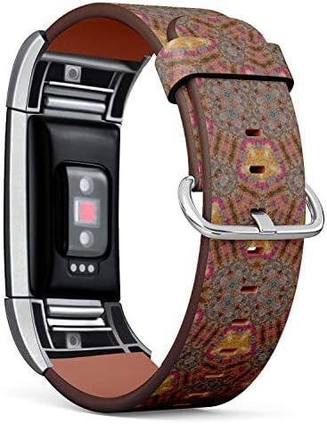 Kompatibilan s 2-izmjenjiva Kožna narukvica za ručni sat za muškarce i žene-šareni mozaik uzorak