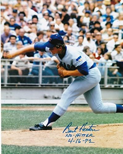 Burt Hooton Chicago Cubs No-Hitter 4-16-72 Akcija potpisana 8x10-Autografirane MLB fotografije