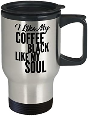 Sviđa mi se moja kava crna poput moje duševne šalice - 11 ili 15 oz najbolje neprimjerene snarky sarkastične kave za komentar čaja