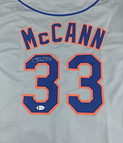 James McCann potpisao je autograpd sivi bejzbol dres s Beckettom CoA - Veličina XL