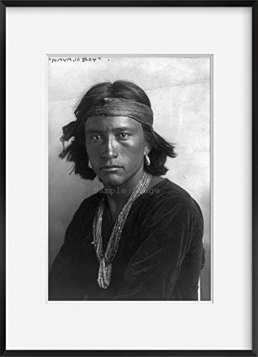 Beskonačne fotografije Foto: Navajo Boy | 1906 | Indijanac | Povijesna reprodukcija fotografija | Povijesna zidna umjetnost