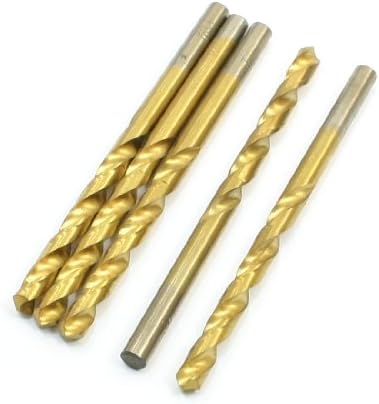 AEXIT 5PCS 93 mm držač alata Duljina flauta 5,5 mm Dia Ravna rupa za bušenje HSS Twist BIT BIT BIT Model: 74AS183QO273