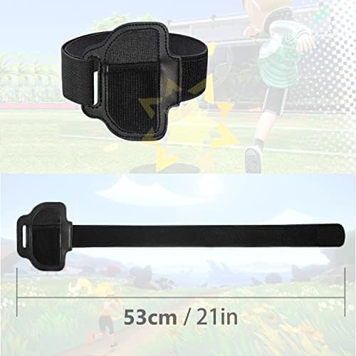 Remen za noge za Nintendo Switch Sports Play Soccer/For Joy Cons Switch OLED Model Ring Fit Adventure Cand Fixing Band, podesivi odrasli