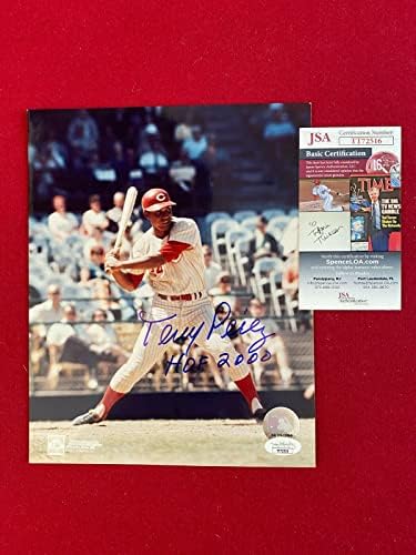 Tony Perez, Autografirani 8x10 fotografija w/hof ins oskudna/vintage - autogramirane MLB fotografije