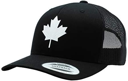 Pride Canada Hat Premium 3D Patch Trucker Hat, Snapback Cap ručno izrađen u SAD -u s uvezenom robom