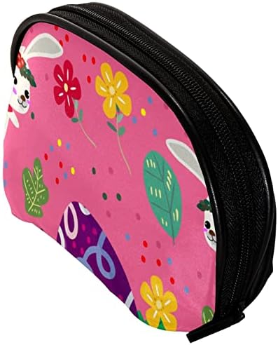 Kozmetičke torbe za žene, torbice torbice šminke organizator za skladištenje torbe za šminkanje djevojke, crtani zeko uskrsno jaje