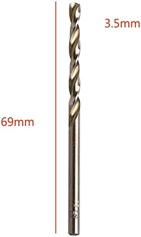 Mountain Men Twist Drill 10pcs/Set 3,5 mm M35 Trokut Shank HSS-CO Cobalt Twist Drill Spiral Bušilica Bit