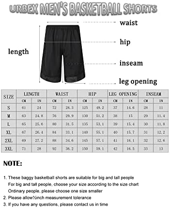 Urbex muške košarkaške duge kratke hlače 12 atletski trkački kratki kratki kratki s dubokim džepovima i izvlačenjem