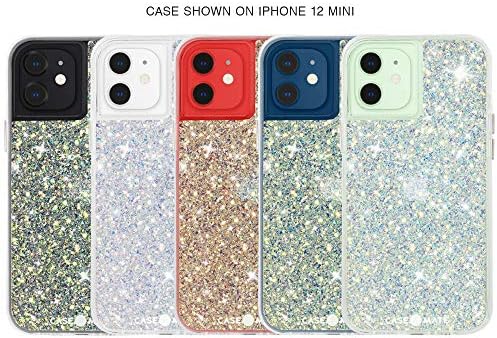 Case -Mate - Twinkle - Slučaj za iPhone 12 Mini - 10 ft Kapi za zaštitu - 5,4 inča - Stardust
