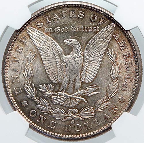 1881. 1881. S Sjedinjene Američke Amerike Silver Morgan US $ 1 MS 62 NGC