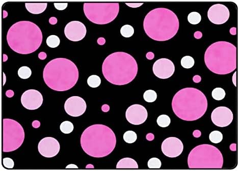 Xollar 63 x 48 u velikom dječjem području prostirki ružičasta bijela crna polka točka mekana vrtića baby playmat prostirka za dječju