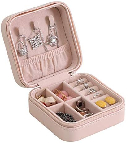 2pcs prijenosna putna mini kutija za nakit kožni prsten za nakit organizator Torbica za pohranu poklon kutija djevojke žene