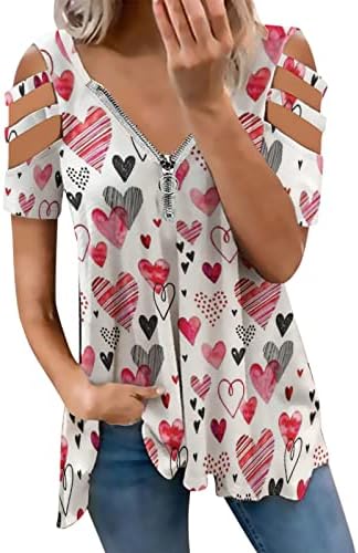 Yuhaotin obrezane grafičke majice za žene vintage 90s bluza za žene zapadna košulja u boji zatvarača kratka rukava