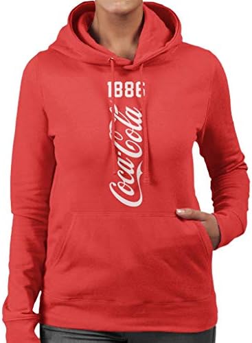 Coca cola vertikala 1886. ženska majica s kapuljačom