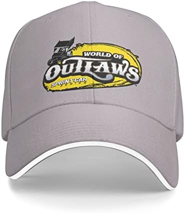 World- of Outlaws- Sprint Cars Sendvič kap Unisex Classic Baseball Capunisex Podesivi Casquette tata šešir