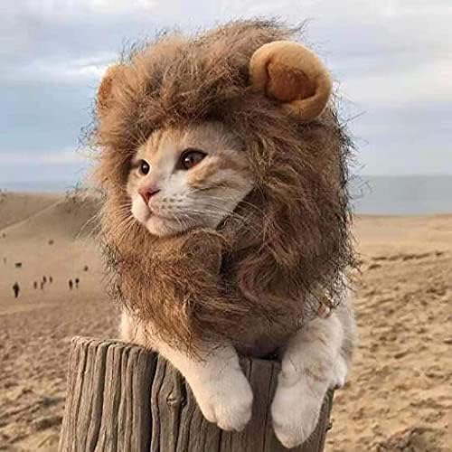 Mačja kapka, lavova griva za mačke, obucite mačku kao lav.3 različite veličine.