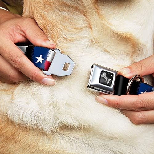 Skidač sa zalihama za ogrlicu za pse Texas Slika zastava 16 do 23 inča 1,5 inča