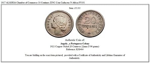 Autentični drevni grčki rimski novčići i više iz 1917. Alžirska gospodarska komora 10 centimes cink koin caduceus n Afrika i55181