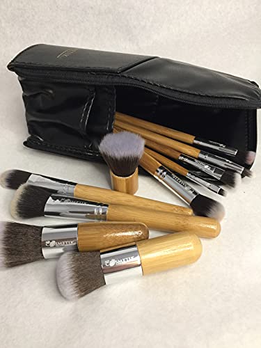 Air Cosmetik bambusova četkica za šminku Profesionalni set s organizatorskom torbom