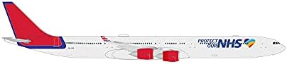 Herpa Maleth Aero A340-600 1/500 Zaštitite naš NHS HE535496