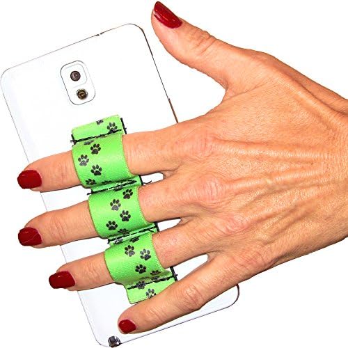 Lijene ruke s 3 petlji Grip za telefon - najviše se uklapa - šape zelene boje