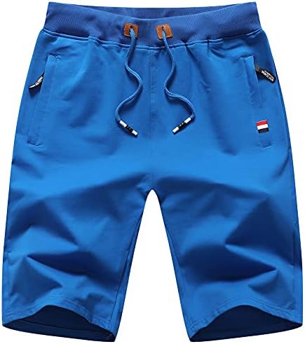 Ljetne casual pamučne kratke hlače za dječake s elastičnim pojasom klasičnog kroja i džepovima s patentnim zatvaračem