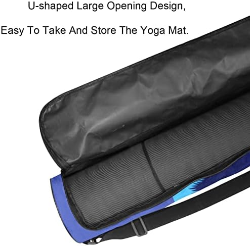 Laiyuhua Yoga Mat torba, dvostruki patentni zatvarači joga teretana za žene i muškarce - glatke patentne zatvarače, veliki otvor u