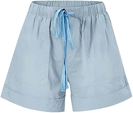 Ljetne kratke hlače za žene casual salon visokog struka udobne kratke hlače bicikliste teniske joge kratke hlače labave udobne blagdanske