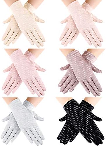 6 pari ženskih ljetnih rukavica s UV zaštitom, rukavice za vožnju sa zaslonom osjetljivim na dodir, neklizajuće rukavice za zaštitu