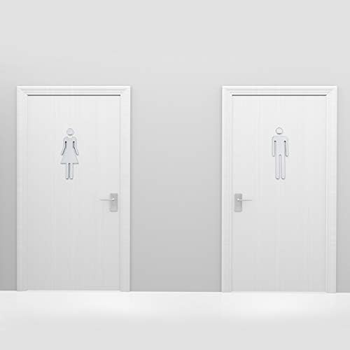 Pjevati f ltd wc toalet loo kupaonica wace wc wat wc wc wat wat wat zid natpis natpis signalizing women i muškarci brz znak 4.3inch