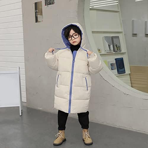 Dječje dijete dijete dječake Djevojke djevojčice Dugi rukavi Čvrsta patchwork zimski kaputi jakna s kapuljačama za malu djecu kapute