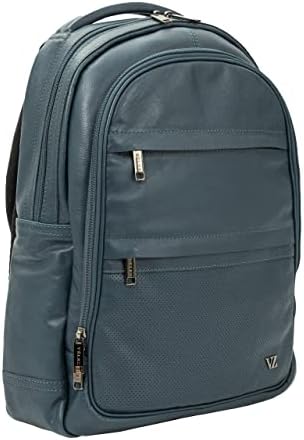 Velez kožni ruksak za muškarce - 15 -inčni torba za prijenosno računalo - Poslovni putopis Daypack - Slim dizajnerska torba s knjigama