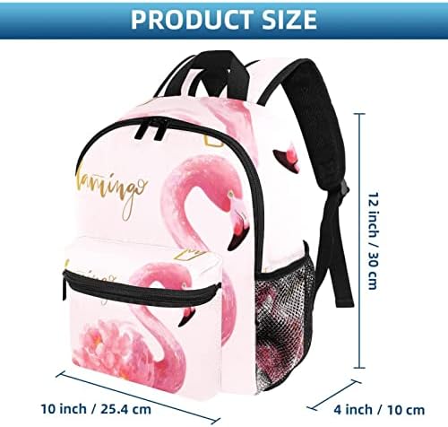 VBFOFBV lagana ležerna laptop ruksaka za muškarce i žene, flamingo ružičasti cvjetovi