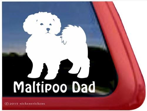 Maltipoo tata ~ Maltipoo naljepnica za pse