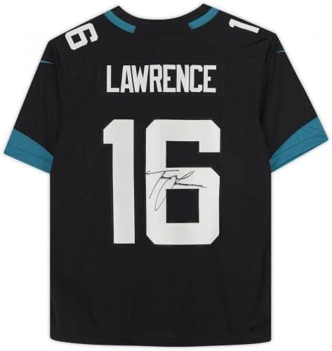 Trevor Lawrence Jacksonville Jaguars Autografirani crni Nike Limited Jersey - Autografirani NFL dresovi