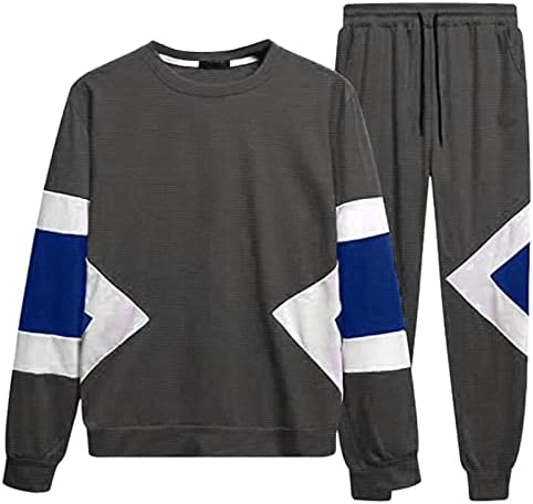 SKRK odjeća za vježbanje za muškarce Mentracksuit Patchwork s dugim rukavima Sportski setovi hlače odijelo odjeće za muškarce