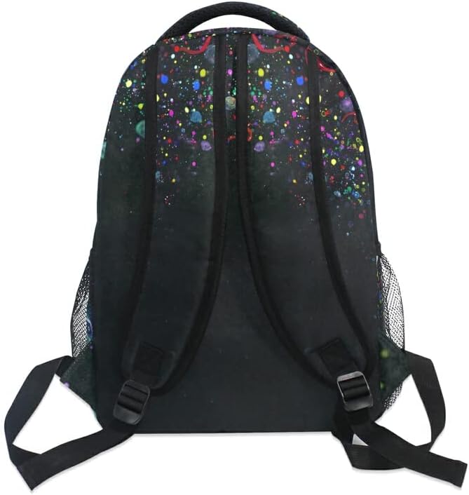 Zoeo Boys School Backpack Dinosaur Art Tog torba prikladna za više od 3 godine dječje torbe Sažetak Galaxy Pješačenje za putnički paket