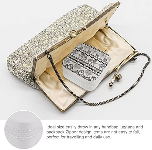 Kutija za nakit mala prijenosna putna torbica od PU kože organizator zaslona držač za pohranu prstena naušnice Ogrlice Narukvice Boemski