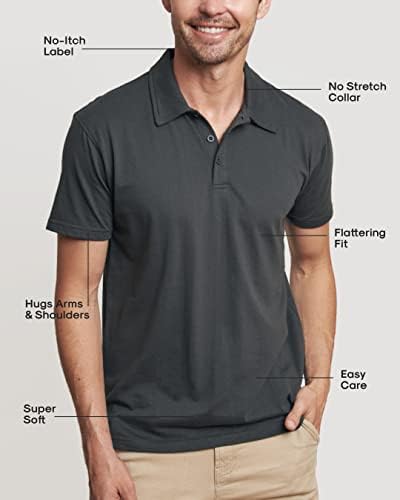Prave klasične polo majice za muškarce, vrhunske košulje za golf za muškarce i muške polo majice kratke rukave