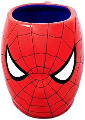 Silver Buffalo MC7095 Marvel Spiderman Face 3d keramička šalica, 20-satna
