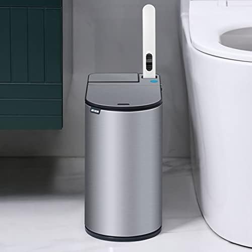XWWDP pametno smeće od nehrđajućeg čelika može se vodootporno s poklopcem za toaletni četkica za smeće kante za smeće luksuzno poslovanje