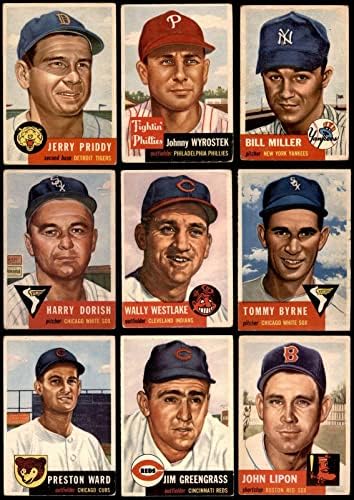 1953 Topps bejzbol 25 kartica Starter Set/Lot bez duplikata 2,5 - GD+ - Slabebane bejzbolske karte