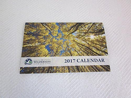 Kalendar Wilderness Society 2017, veličina 8 1/2 x 5 1/2