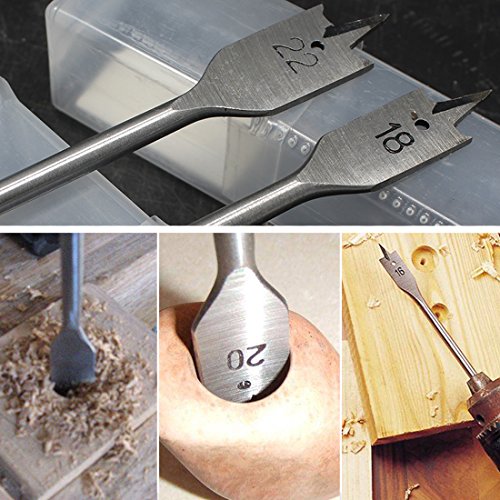 1pcs Spade bušilica Bit Set Wood Boring Bušilica Bit- vesla ravni komadići, rezač rupa, obrada drva, 6 mm titanij-zlato
