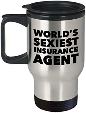Hollywood & Twine World World Sexosed Insurance Agent za putničke šalice od nehrđajućeg čelika izolirana