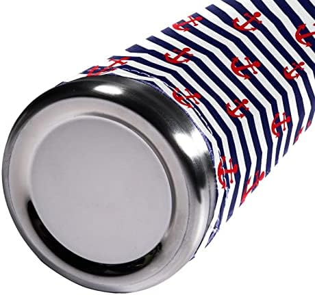 sdfsdfsd 17 oz vakuum izolirana boca od nehrđajućeg čelika Sportska kava za kavu tikvica omota prave kože omotana BPA besplatno, crveni