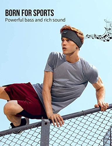 Musicozy Sleep slušalice Bluetooth Sportske trake za uho grijači za uho za zimske bočne spavače trčanje putničke joge meditacija, traka